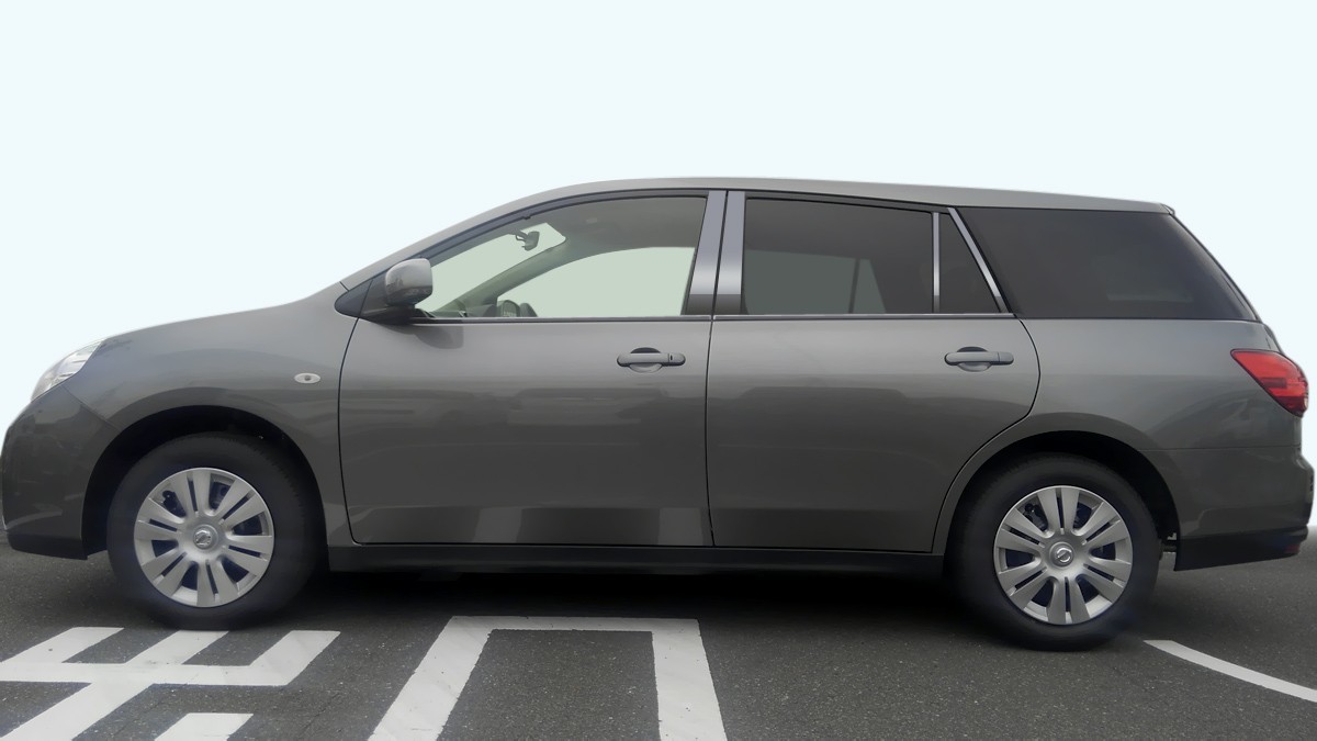 Y12 ウイングロード ステンレス ドアモール 送料無料 鏡面HYPER ブラック カーパーツ拍卖