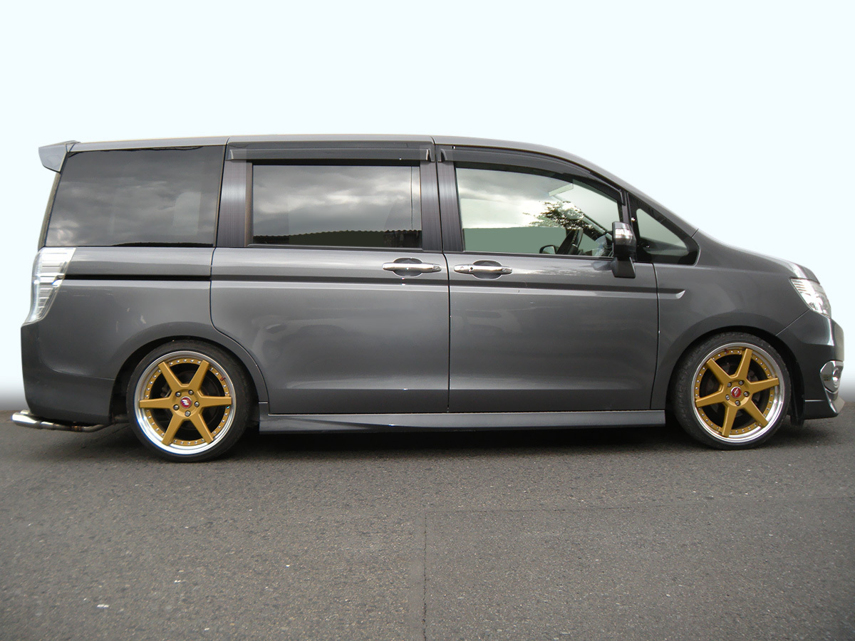 ステンレス ピラー 送料無料 RK6 ステップワゴン 8P ヘアライン ブラック カーパーツ拍卖