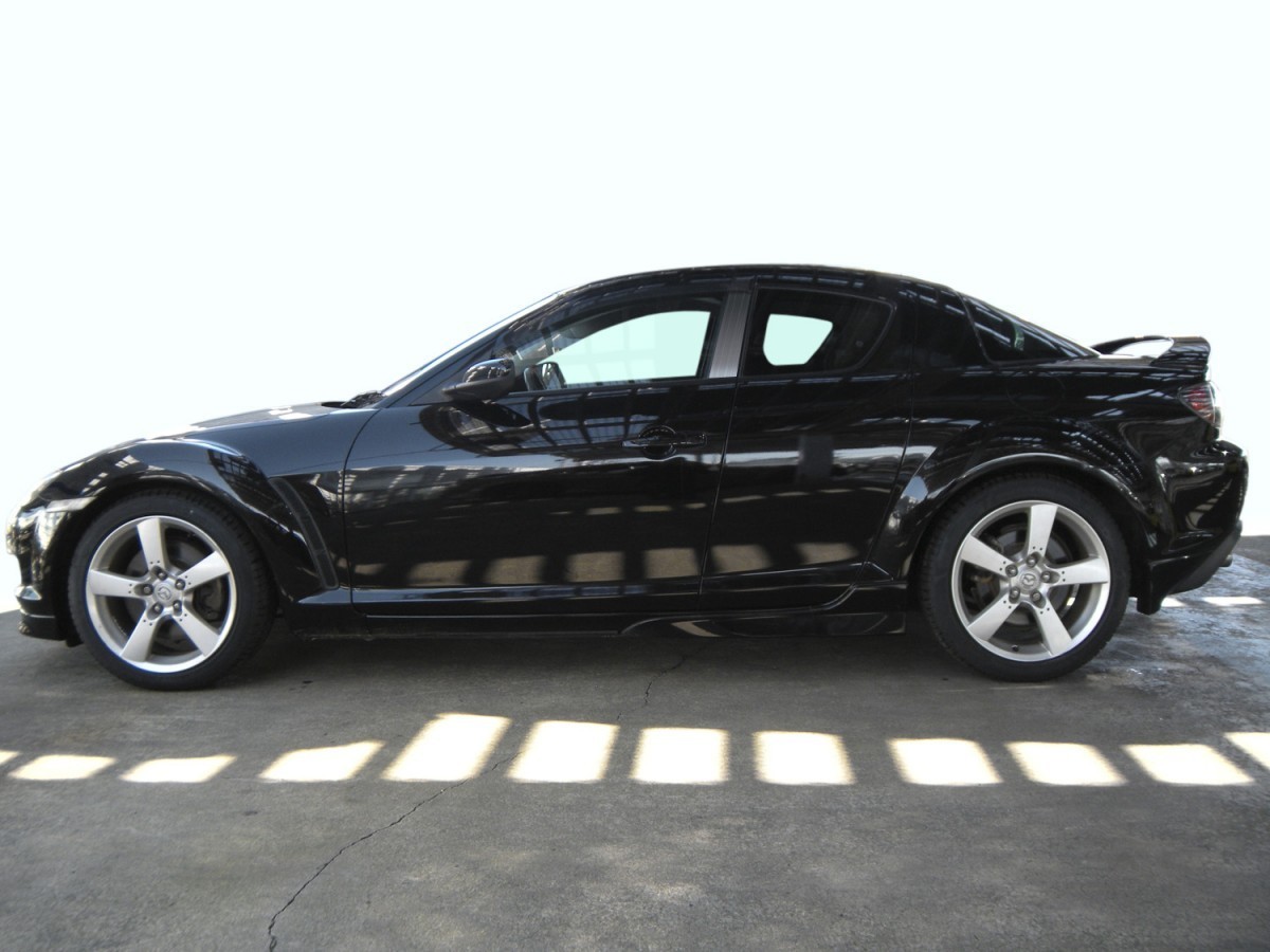 ステンレス ピラー 送料無料 SE3P系RX-8 2P ヘアライン ブラック カーパーツ拍卖