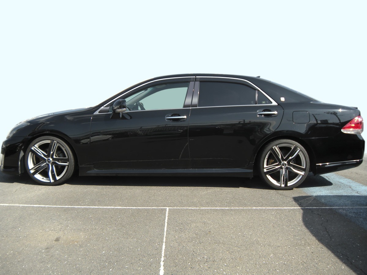 ステンレス ピラー 送料無料 200系 クラウン 8P 鏡面HYPER ブラック カーパーツ拍卖