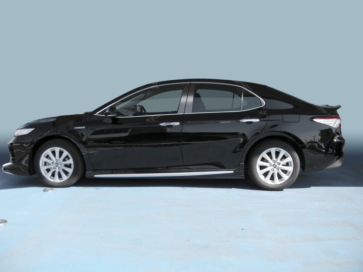 ステンレス ピラー 送料無料 AXVH70 カムリ 8P 鏡面HYPER ブラック カーパーツ拍卖