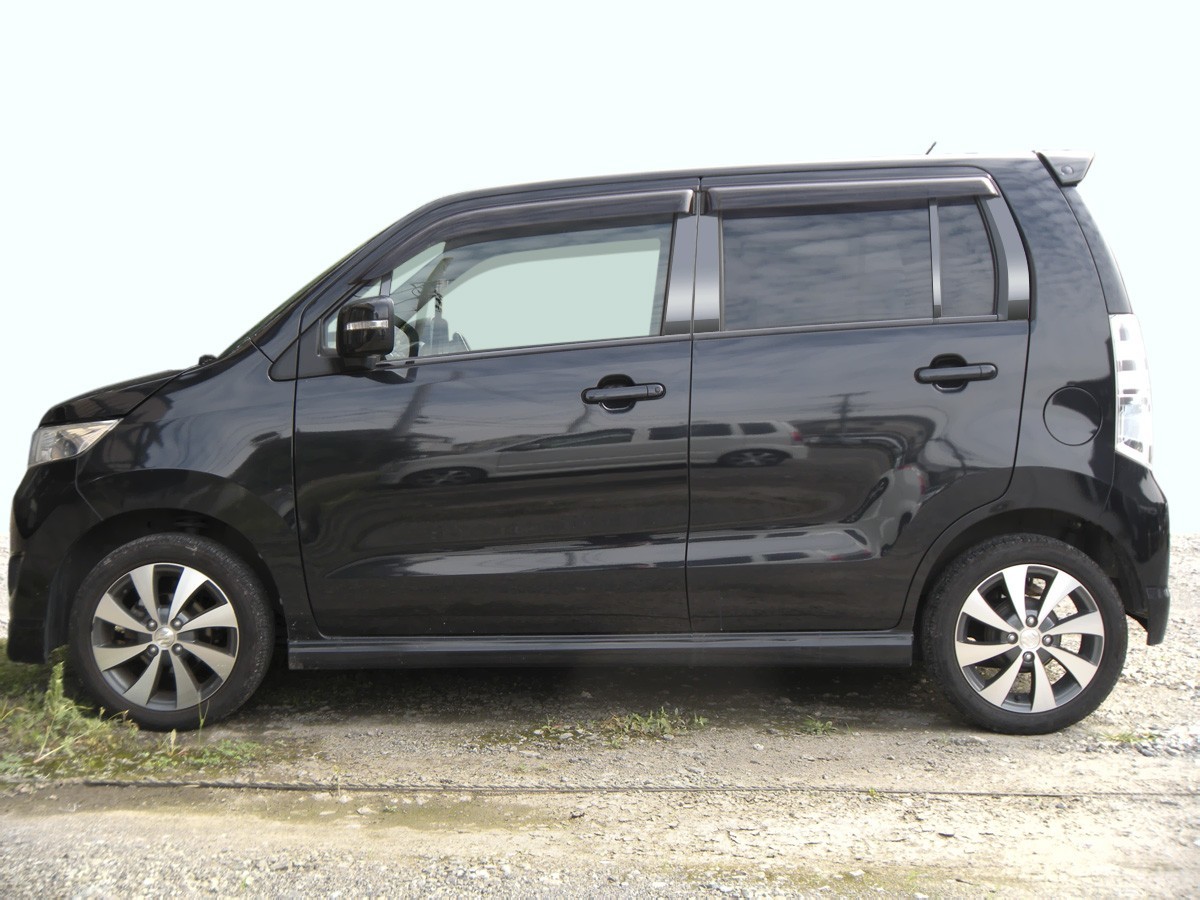 MH23 ワゴンR ステンレス ドアモール 送料無料 鏡面HYPER ブラック カーパーツ拍卖