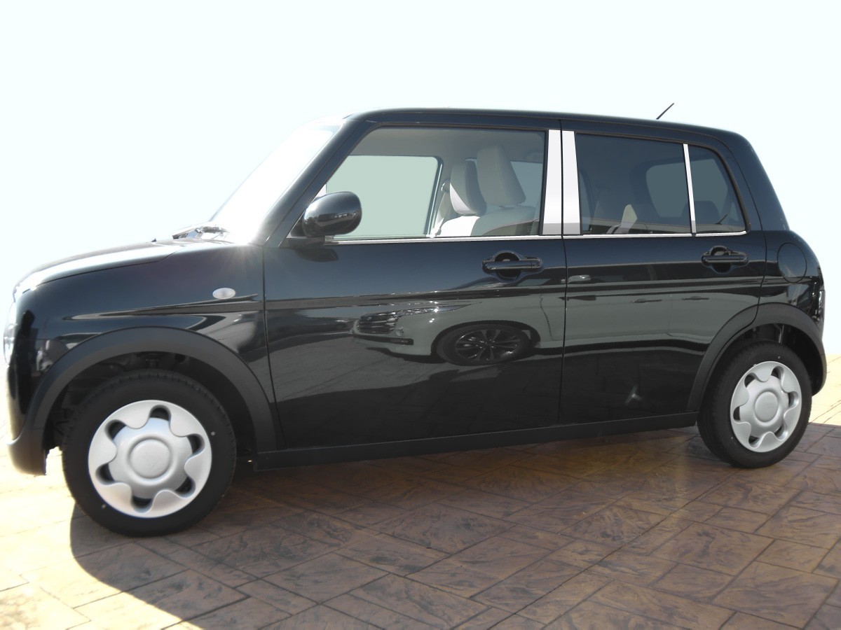 HE33 ラパン ステンレス ドアモール 送料無料 鏡面HYPER カーパーツ拍卖