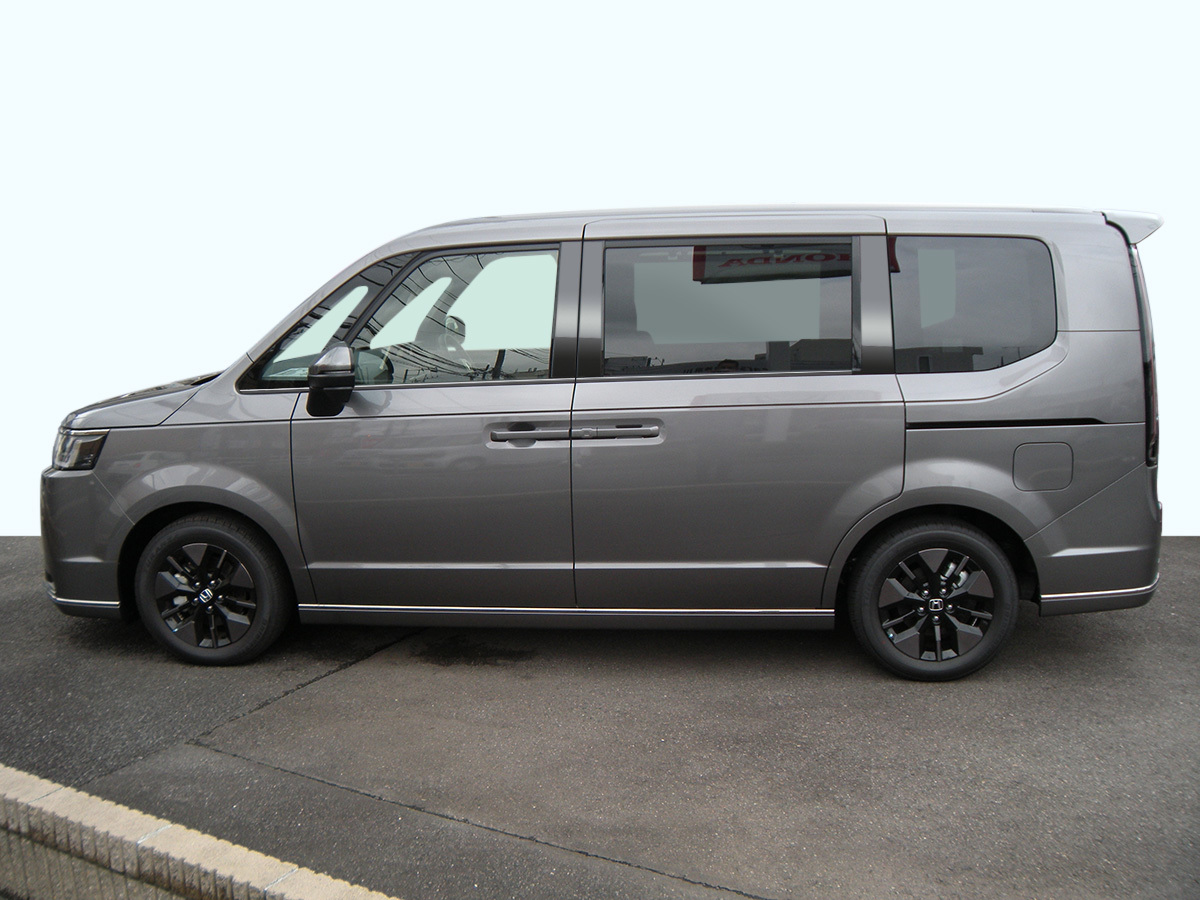 RP6/7/8 ステップワゴン ステンレス ドアモール 送料無料 鏡面HYPER ブラック カーパーツ拍卖