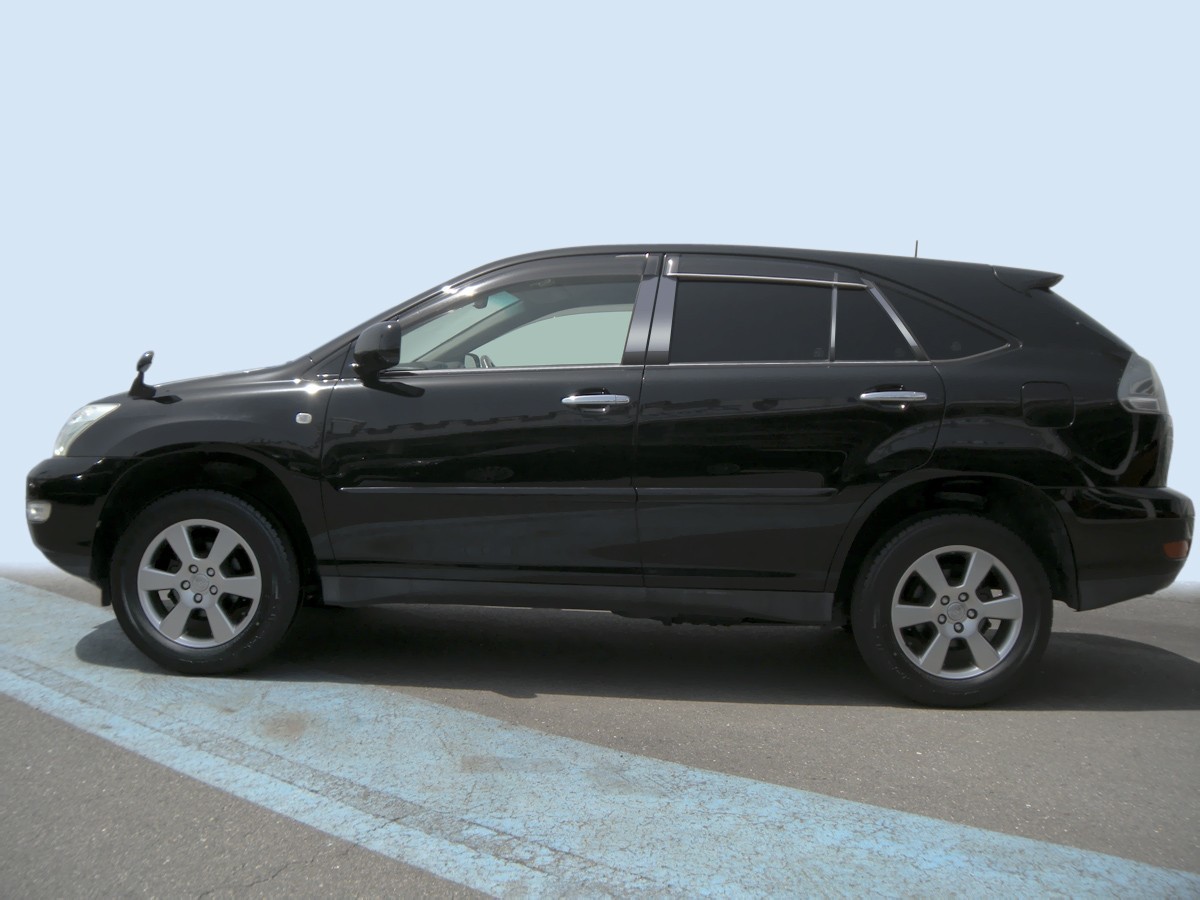 ステンレス ピラー 送料無料 MHU38 ハリアー 8P 鏡面HYPER ブラック カーパーツ拍卖