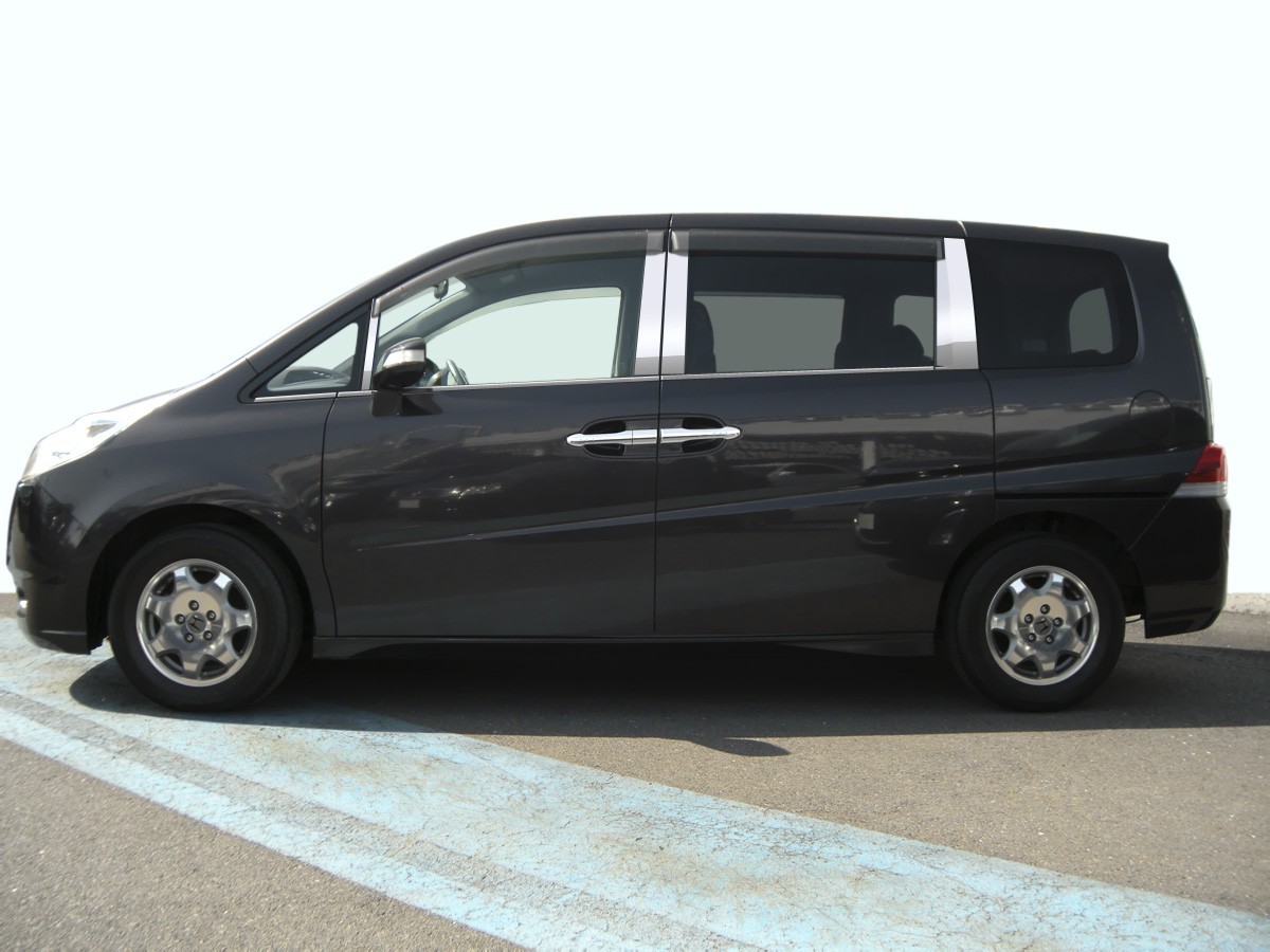 RG1 ステップワゴン ステンレス ドアモール 送料無料 鏡面HYPER カーパーツ拍卖