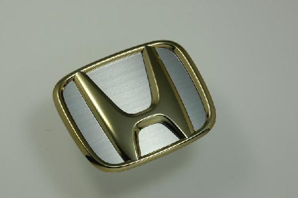 GE8 フィット エンブレム ステンレス アクセントプレート ヘアライン カーパーツ拍卖