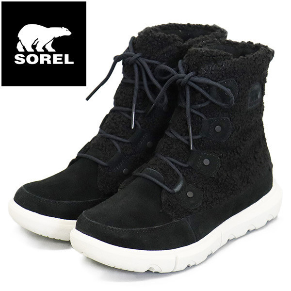 SOREL (ソレル) WMS NL5030 エクスプローラー ネクスト ジョアン コージー レディースブーツ 010 BLACK MOONSTONE SRL104 US7-約24.0cm拍卖