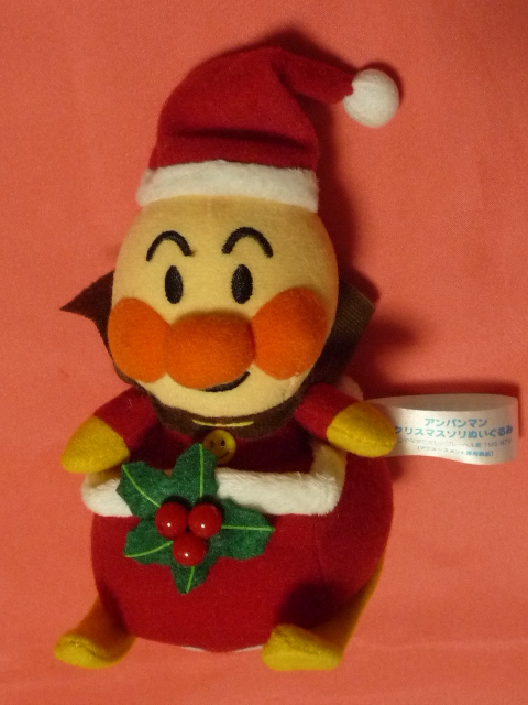 激レア!2004年 ソリに乗った アンパンマン クリスマスぬいぐるみ(非売品)拍卖