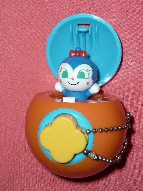 レア!カワイイ♪ アンパンマン コキンちゃん はめて飛び出す!マスコットキーチェーンホルダー拍卖