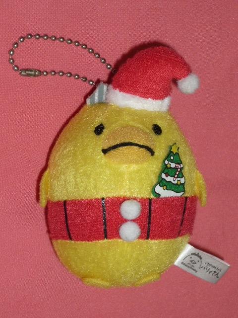 激レア!カワイイ♪2012年 愛媛県 ゆるキャラ いまばりバリィさん クリスマスぬいぐるみキーチェーン (非売品)☆拍卖