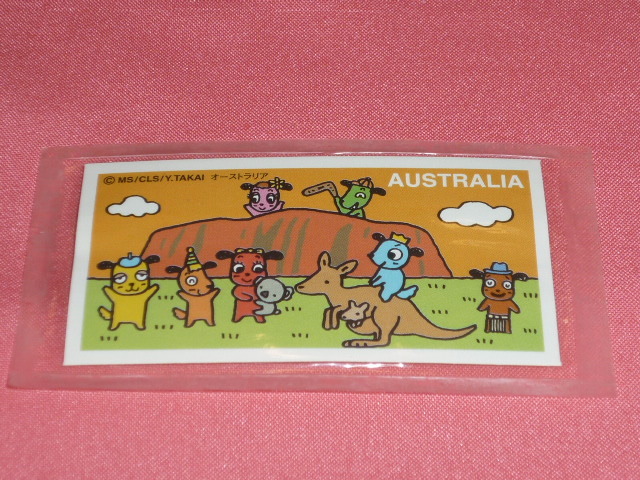 レア!カワイイ♪明治 meiji マーブルチョコレート キャラクター マーブルわんちゃん シリーズ7 シール(28 AUSTRALIA オーストラリア)拍卖
