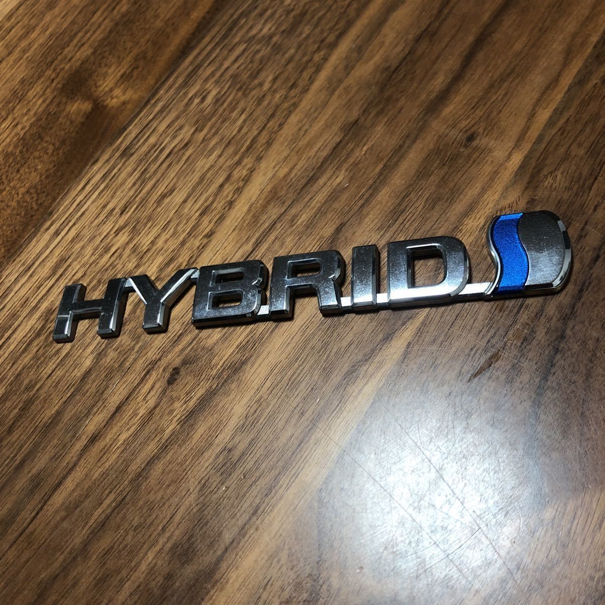 レア トヨタ 純正 ハイブリッド メッキ エンブレム ジャンク シール ステッカー TOYOTA HYBRID拍卖