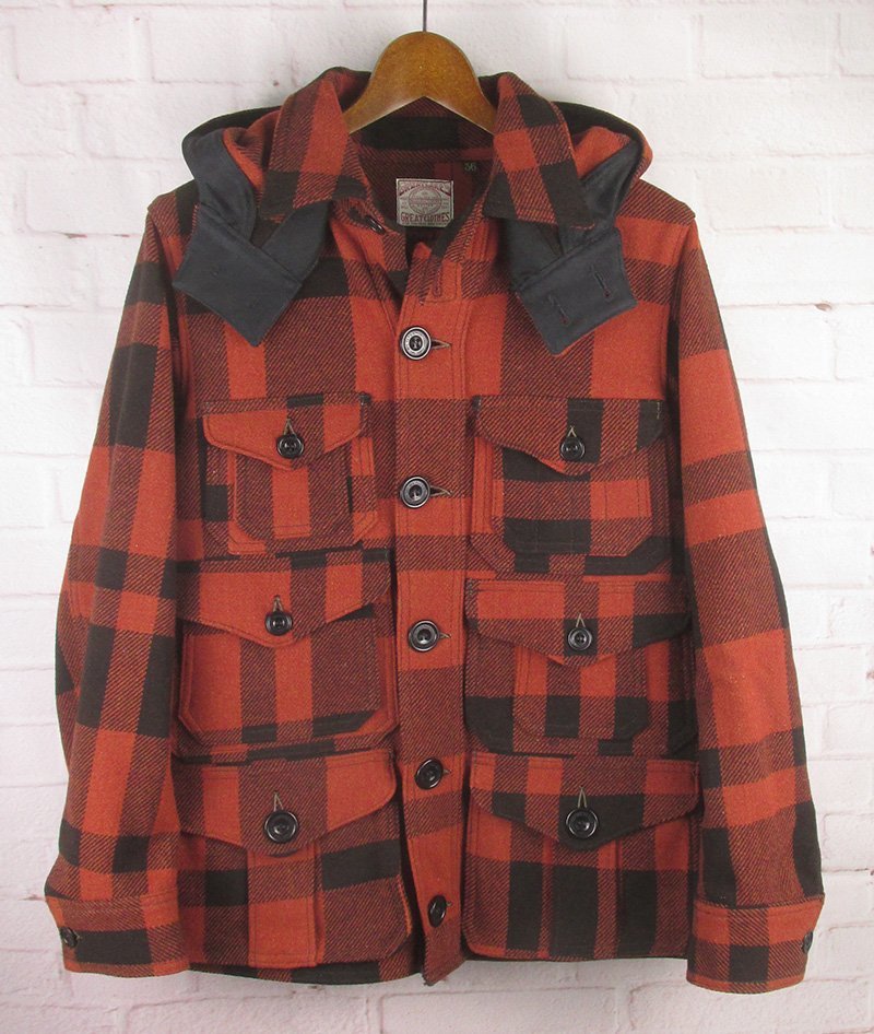 LFJ22996 FREEWHEELERS フリーホイーラーズ JEFFERSON ジェファーソン WOODSMAN JACKET ジャケット 36 美品拍卖
