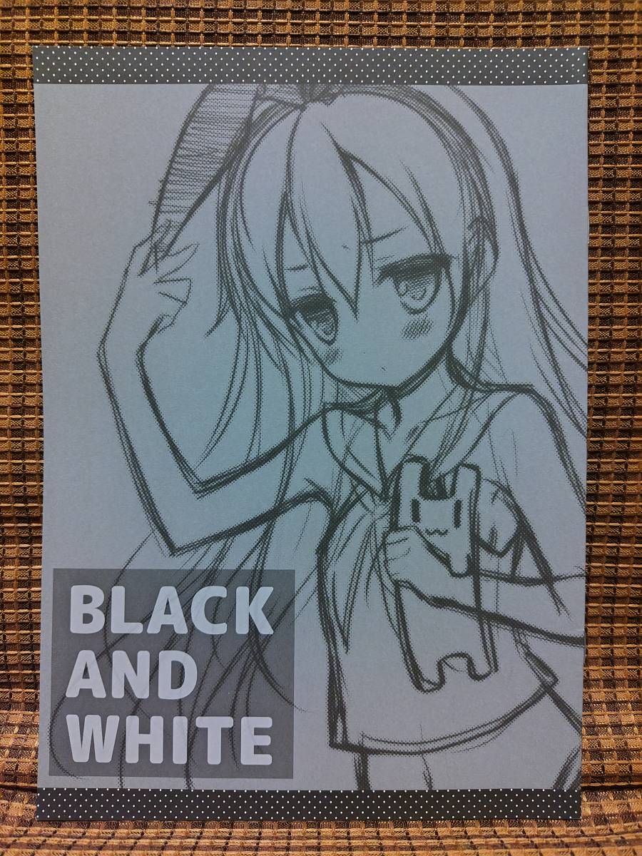 BLACK AND WHITE / 三輪フタバ拍卖