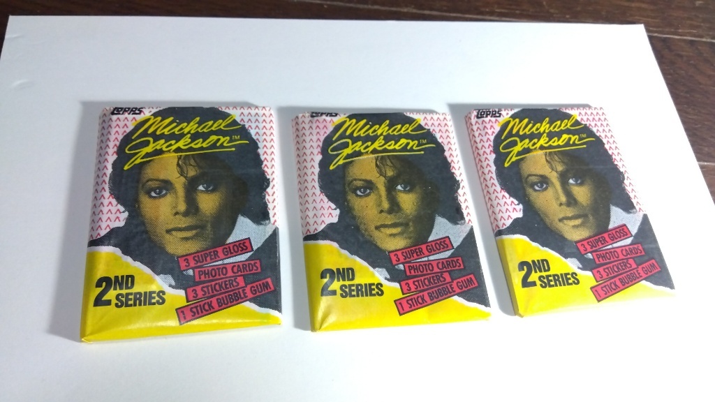 マイケルジャクソン シリーズ2 1984年 3パックセット拍卖