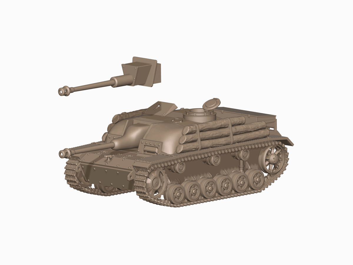 1/144レジンキット 未塗装 WWⅡ フィンランド軍 3号 III号突撃砲 G型 溶接防盾付き(12/12)ワールドタンクミュージアム【同梱可能】231106拍卖