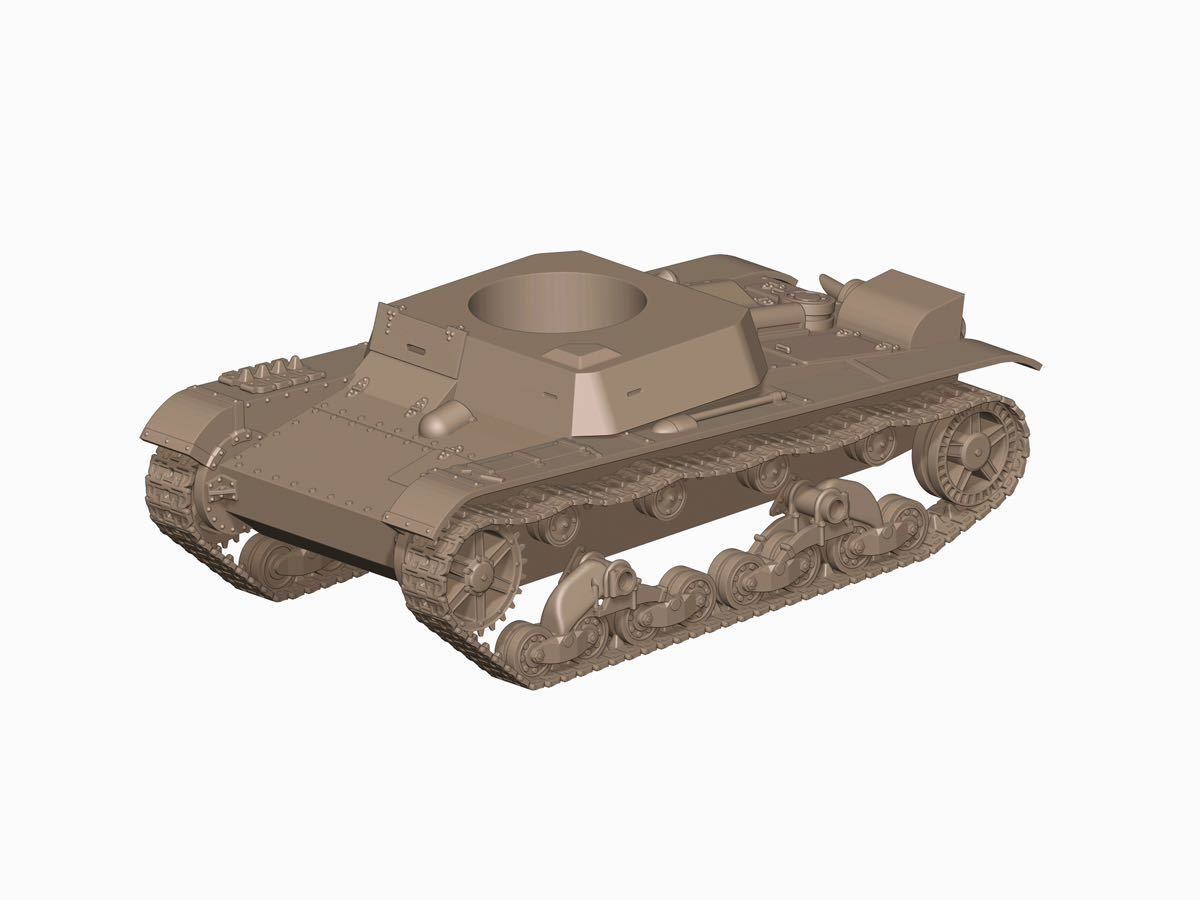 1/144 レジンキット 未塗装 WWⅡ ソ連軍 T-26 軽戦車 車体 (砲塔別売)B ワールドタンクミュージアム【同梱可能】231120拍卖
