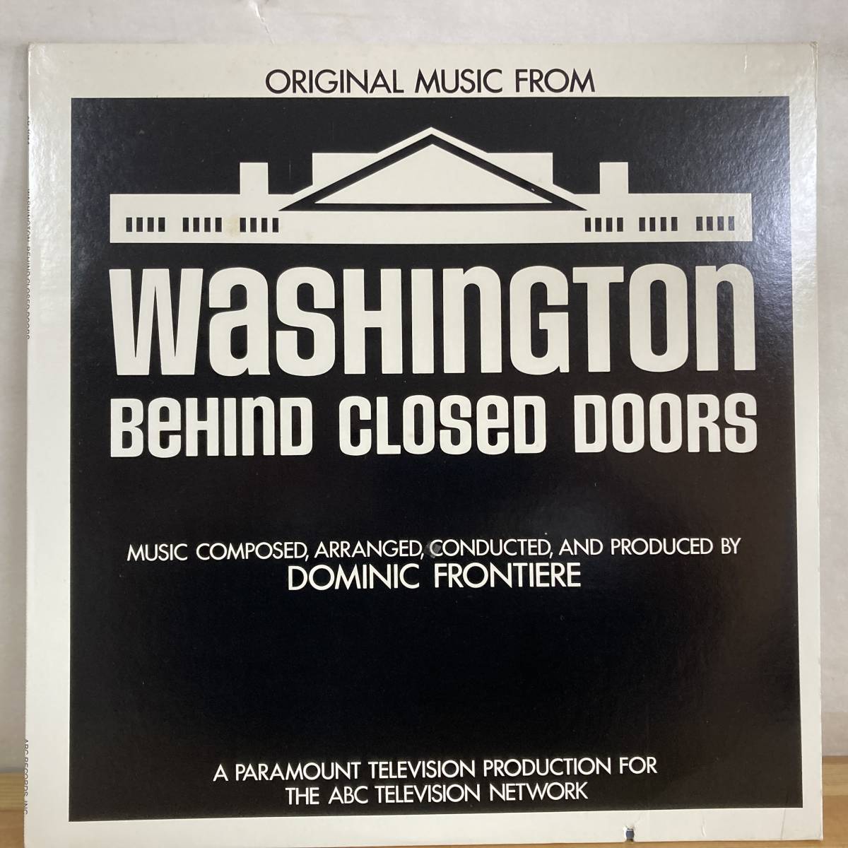 g42■【US盤/LP】O.S.T. / Washington: Behind The Doors 権力と陰謀:大統領の密室 ● AB-1044 / Dominic Frontiere / ディスコ 231122拍卖