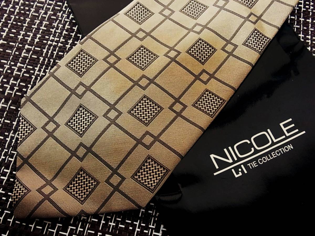 ・ω・ ☆SALE☆3881☆ニコル【NICOLE】ネクタイ拍卖