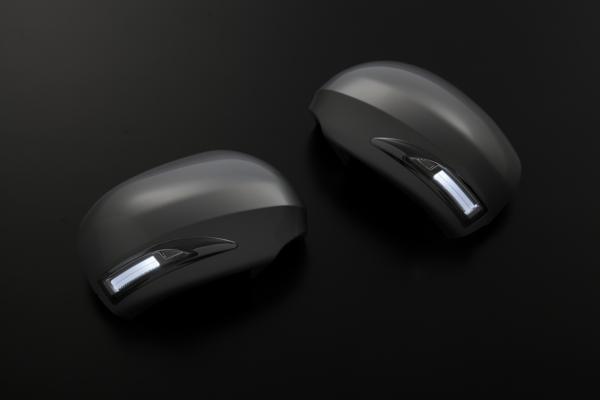 200系 クラウン マジェスタLEDウインカーミラー フット付 純正色1F3/ポジション白光 ドアミラー カバー交換 在庫処分特価拍卖