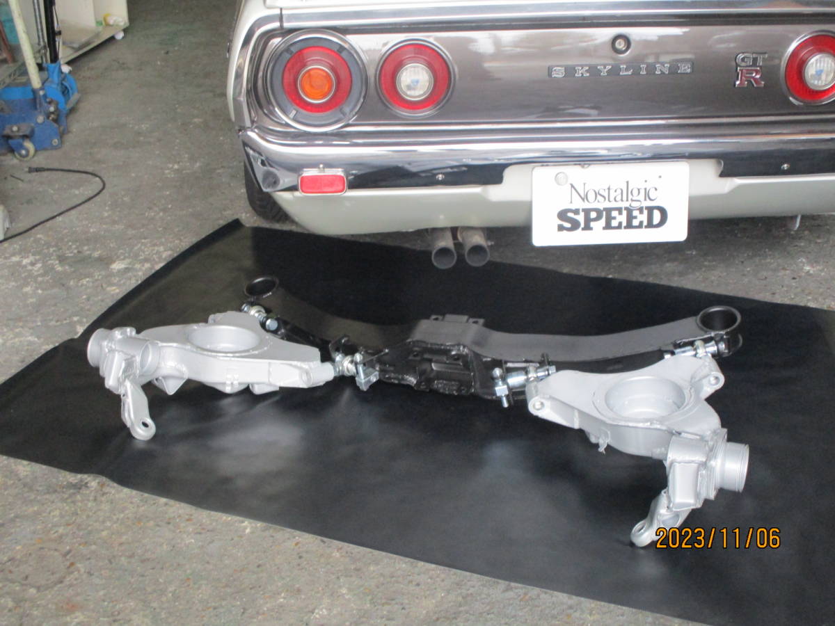 セミトレ ハコスカ ピロ 調整式リヤロアアーム+メンバー ゼロキャンバー トー トレット幅 ホイルベース ナロー サーキット走行 拍卖