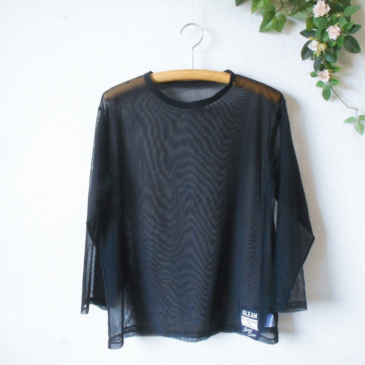 ジェニィ ラブ JENNI LOVE 子供服 ジュニア サイズ 160 メッシュ オーバー ブラウス レイヤード 用 女の子拍卖