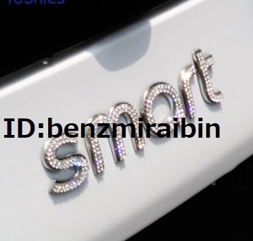 ベンツ スマート Smart Fortwo 453 Forfour For Two 4ドア 2ドア リア エンブレム デカール ステッカー 1セット クリスタル拍卖