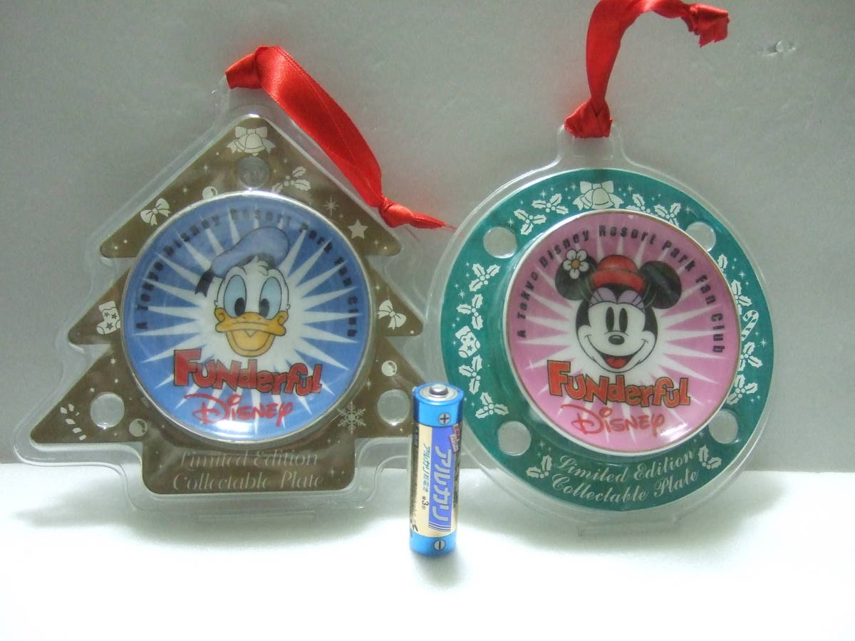 ★TDL TDS ファンダフルディズニー Funderful Disney クリスマス コレクタブル プレート 2種 未開封拍卖