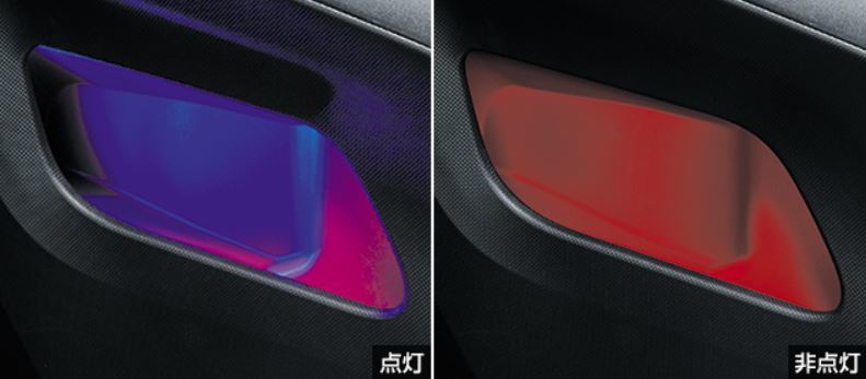 トヨタ純正 フロントコンソールサイドポケットイルミネーション ライズ A200A・A201A・A202A・A210A拍卖