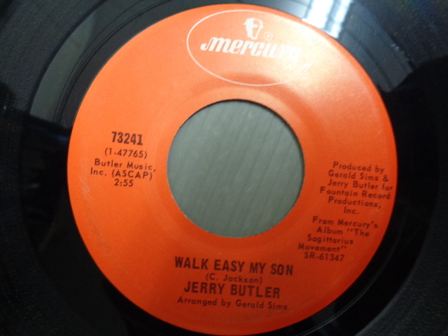 JERRY BUTLER/WALK EASY MY SON★シングル拍卖