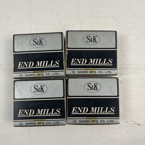 【アウトレット品】 S&K SANKO VS ENDMILL エンドミル 2T 4mm 5mm 6mm 8mm ドリル 36本セット sp-024-068拍卖