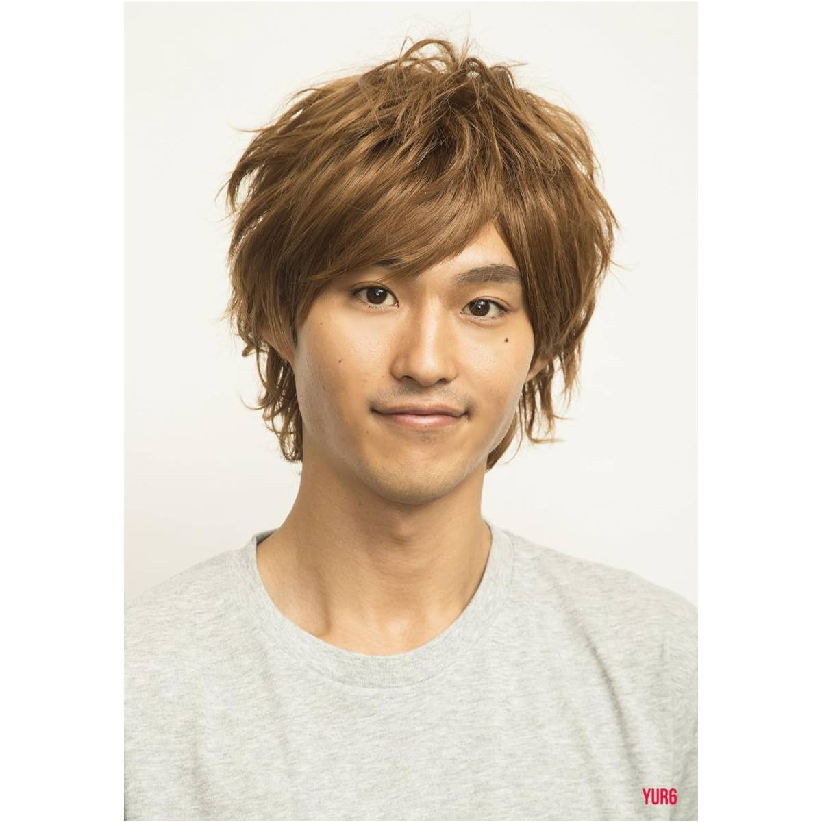 ウエーブ ワイルド メンズ ウィッグ フルウィッグ かつら ナチュラル アジャスター付き 耐熱180℃まで 通気性 普段使い ライトブラウン拍卖