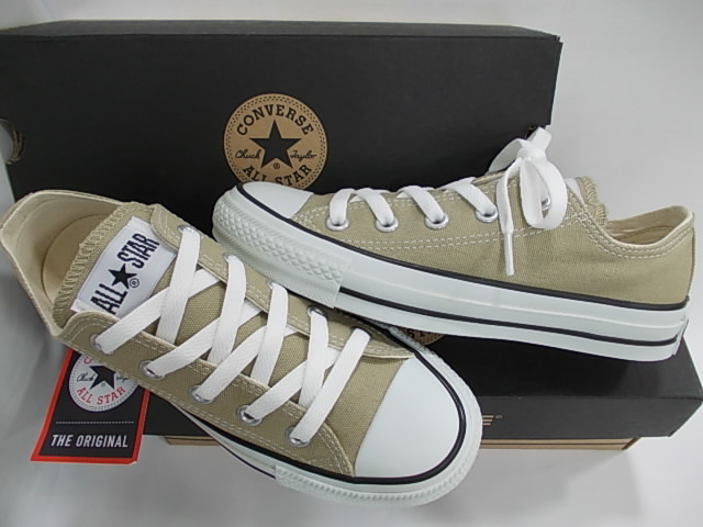 新品 コンバース AS COLORS OX ベージュ 22cm 1足\3950即決am21lsc拍卖