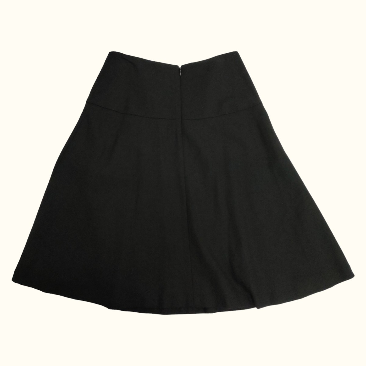 theory luxe / セオリーリュクス レディース ウール 膝丈フレアスカート 36size ブラック 日本製 かわいい I-3157拍卖