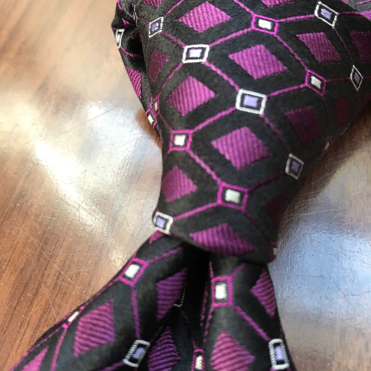 LANCEL ランセル ネクタイ パープル拍卖