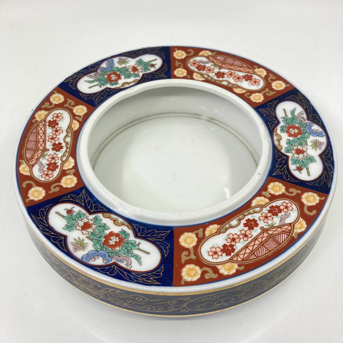 K0568L★有田焼 灰皿 陶器 秀峰 昭和レトロ 伝統工芸拍卖