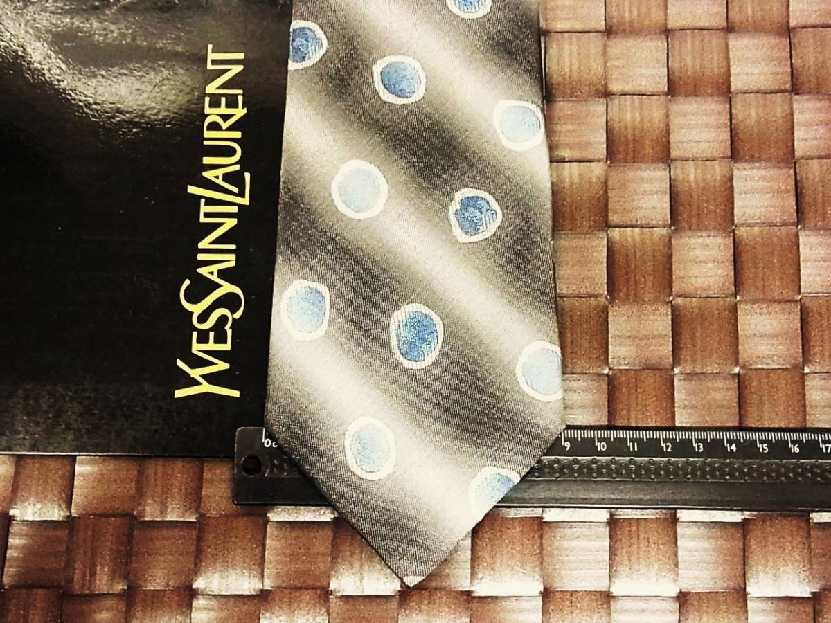 【良品】y8117☆サンローランのネクタイ☆拍卖