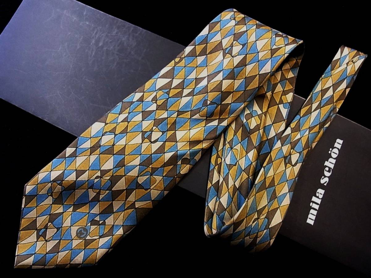 ●美品●SALE1356 ミラショーン【Mロゴ入】ネクタイ●拍卖
