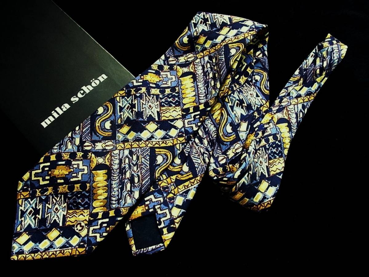 ●美品●SALE3431 ミラショーン【Mロゴ入】ネクタイ●拍卖