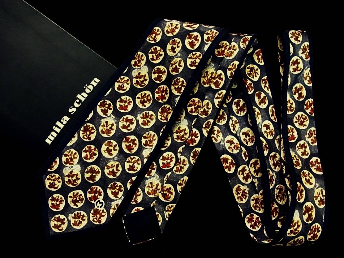 ●美品●SALE4033 ミラショーン【Mロゴ入】ネクタイ●拍卖