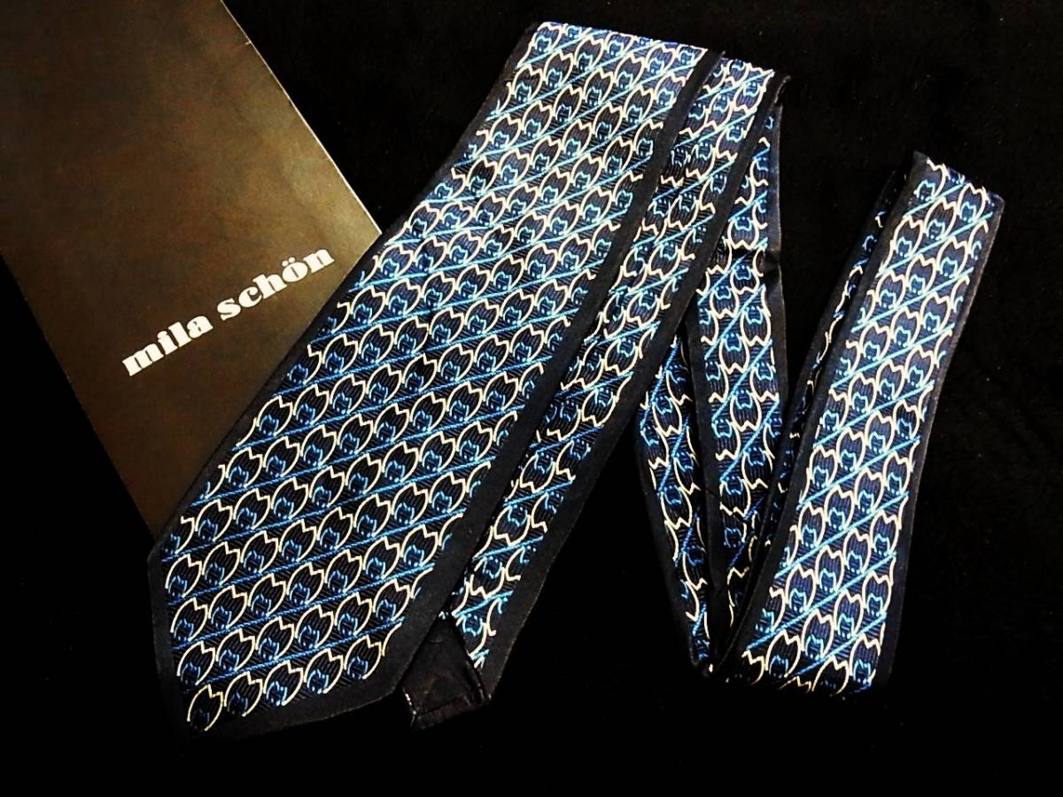 ●美品●SALE4102 ミラショーン【Mロゴ入】ネクタイ●拍卖