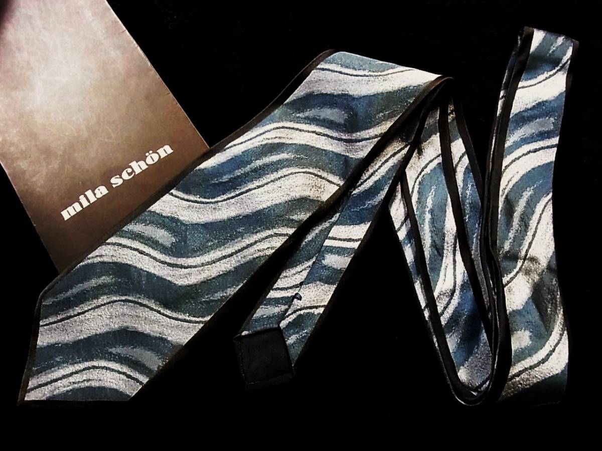 ●美品●SALE4220 ミラショーン【Mロゴ入】ネクタイ●拍卖