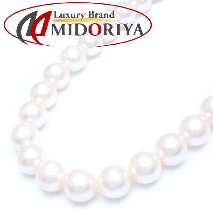 パール ネックレス 43cm あこや真珠7.5~7.8ミリ シルバー/74990【中古】拍卖