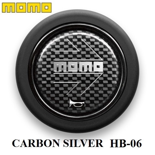 MOMO ホーンボタン HB-06 CARBON SILVER(カーボン シルバー) センターリングなしステアリング専用拍卖