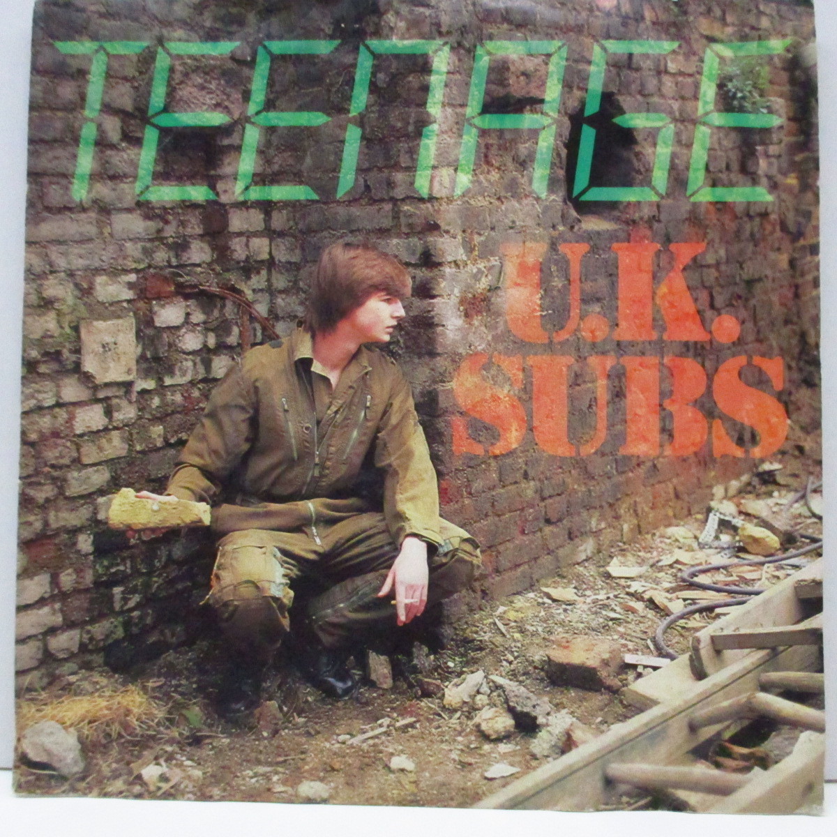 U.K. SUBS-Teenage (UK 限定ピンクヴァイナル「ラウンドセンター」7+マットソフトジャケ)拍卖