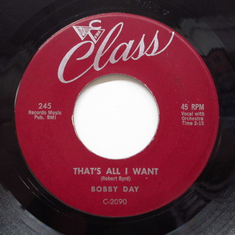 BOBBY DAY-That's All I Want (Orig)拍卖