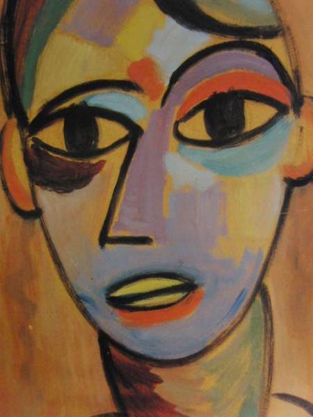 Alexej von Jawlensky、Mysticher Kopf:Jungling I、海外版超希少レゾネ、新品額装付、送料込み、y321拍卖