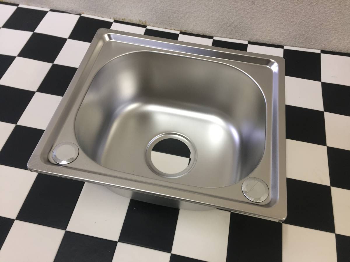 小型ステンレス製簡易流し台 シンク 洗い桶 ガーデニングシンク 38cmX33cm 【送料無料】拍卖