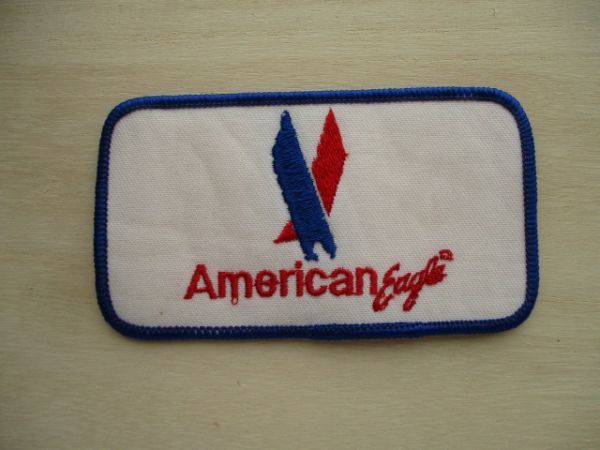 【送料無料】80s『アメリカン イーグル』American Eagle Airlinesワッペン/エンヴォイ航空ビンテージ飛行機パイロットPATCH航空会社 M9拍卖